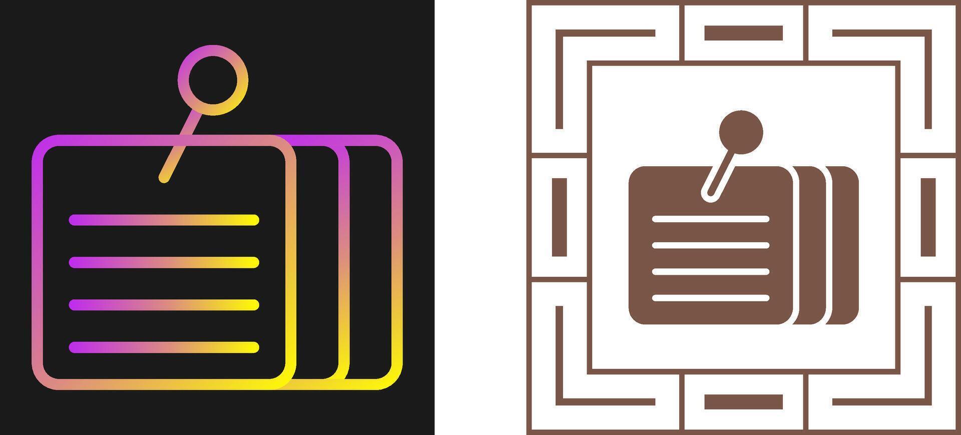 Memo Vector Icon