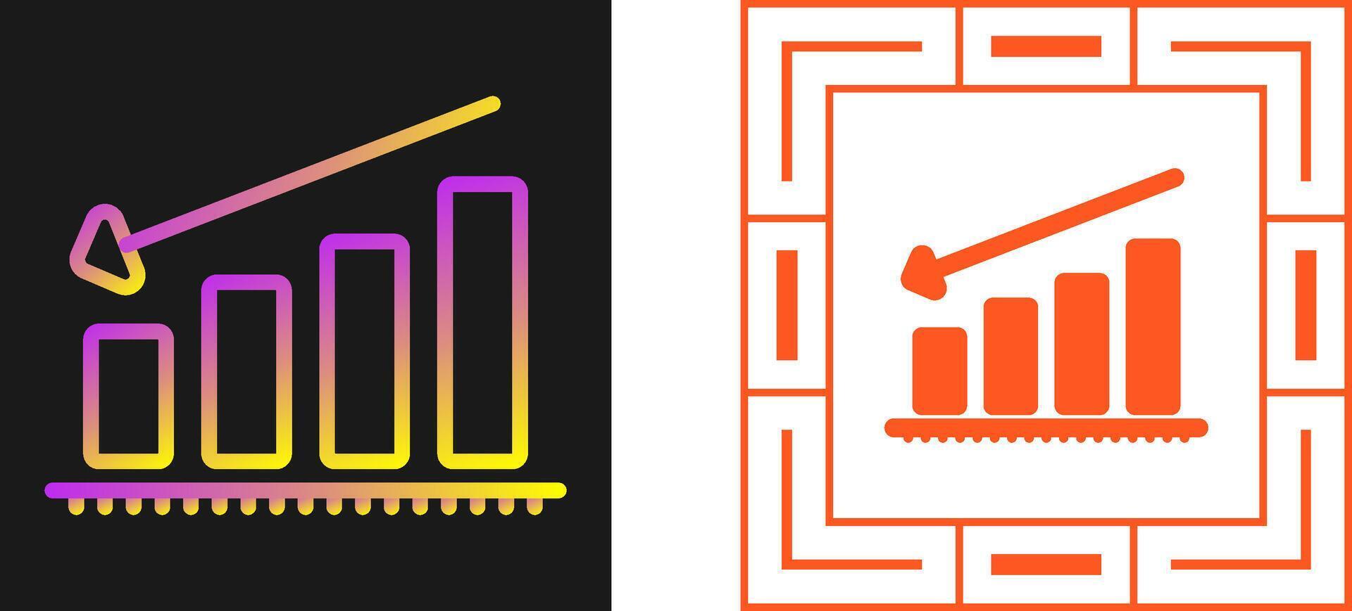 Chart Decreasing Vector Icon