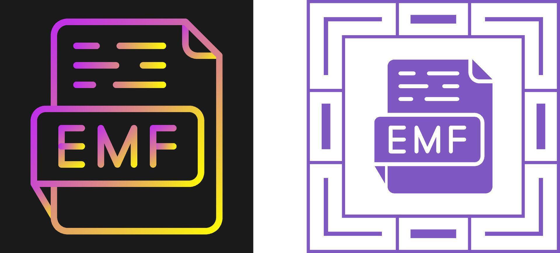 EMF Vector Icon