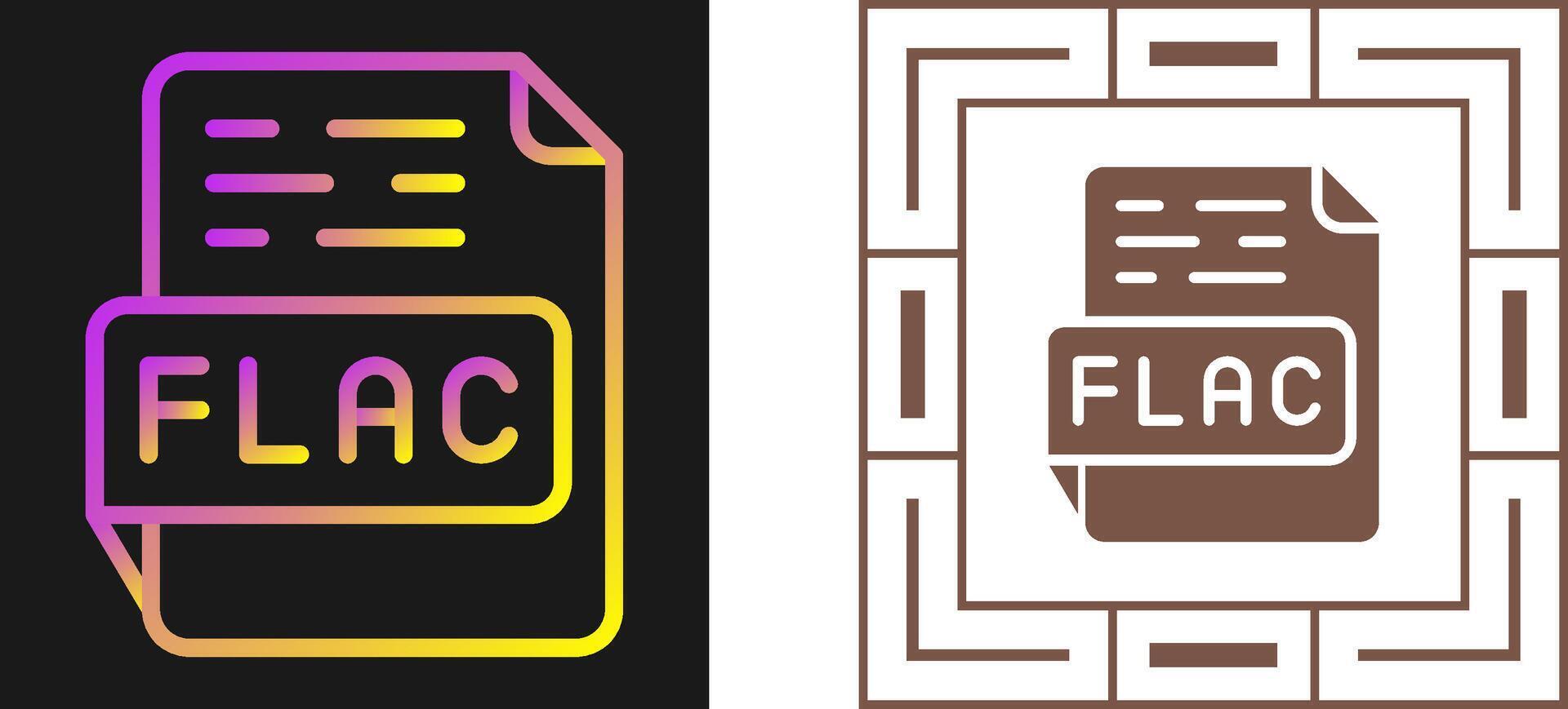 FLAC Vector Icon