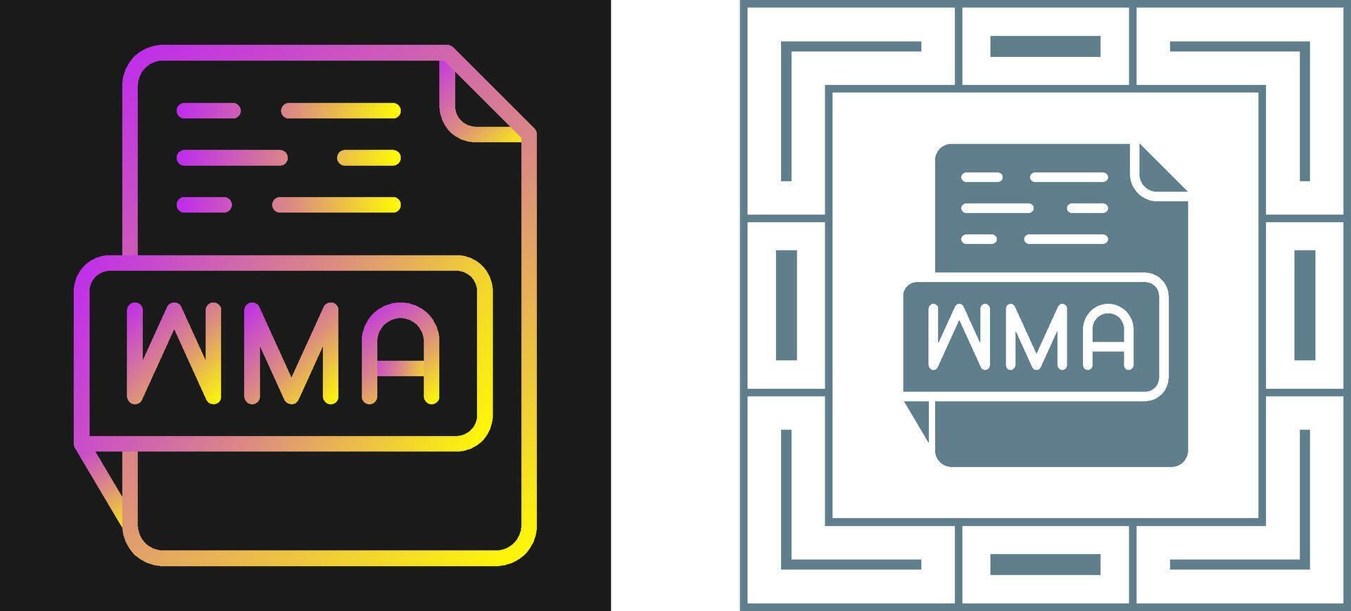 WMA Vector Icon