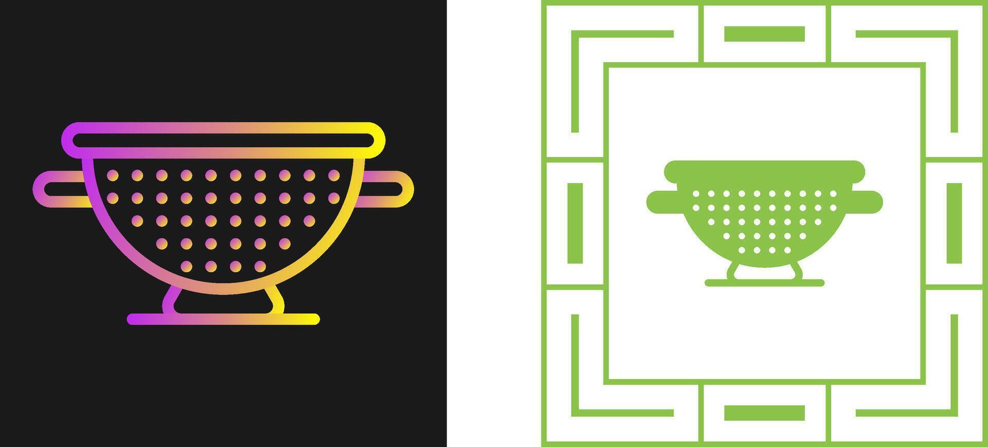 Colander Vector Icon