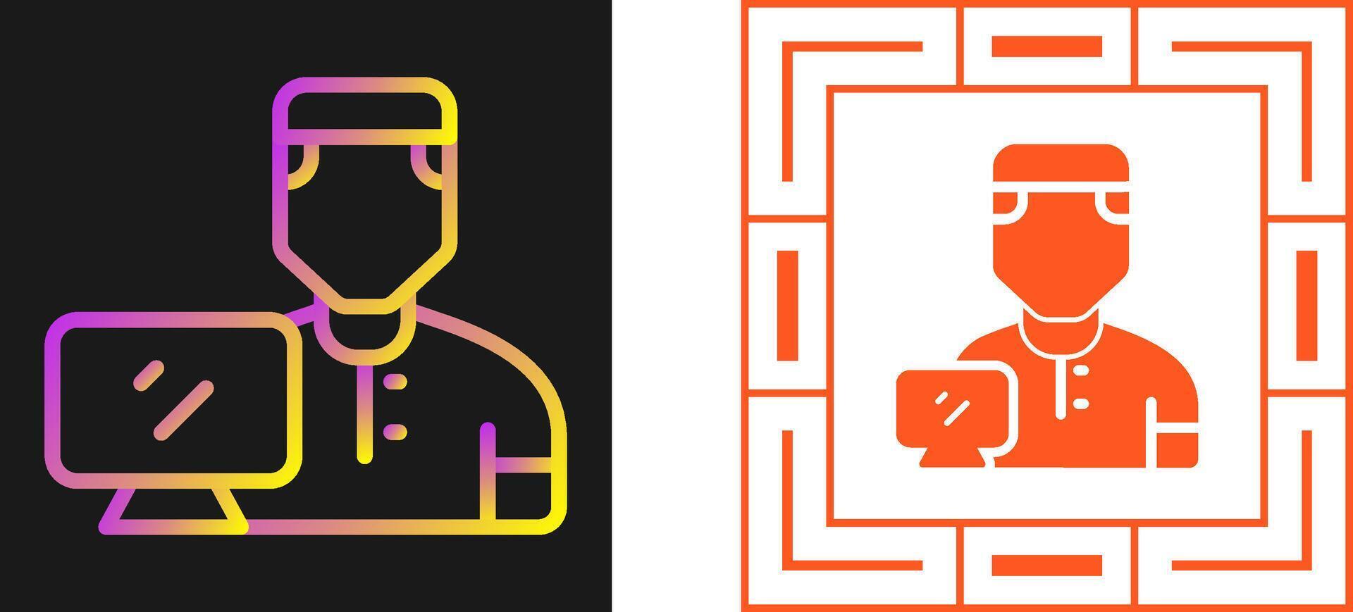 Working Man Vector Icon