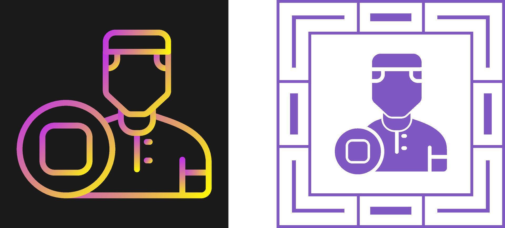 User Stop Vector Icon