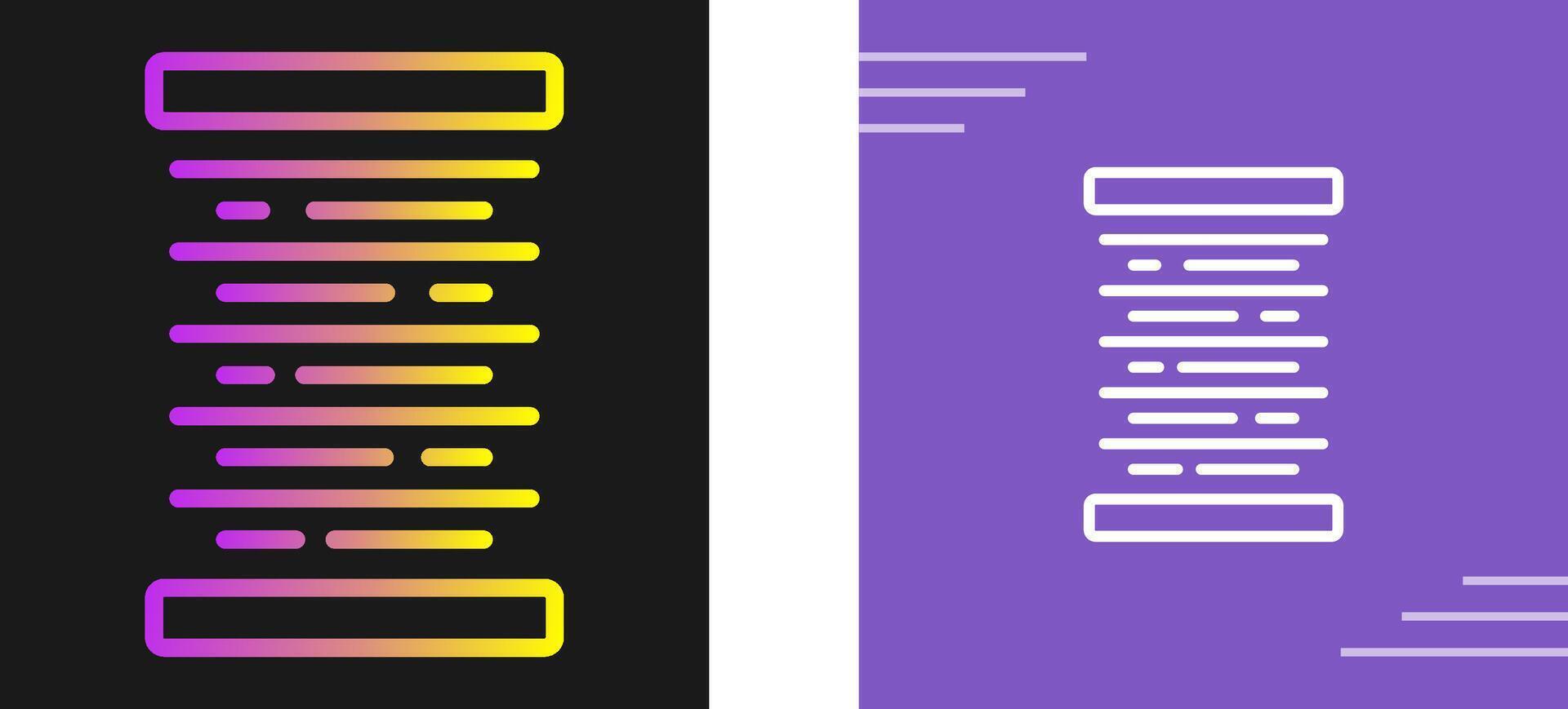Center Alignment Vector Icon