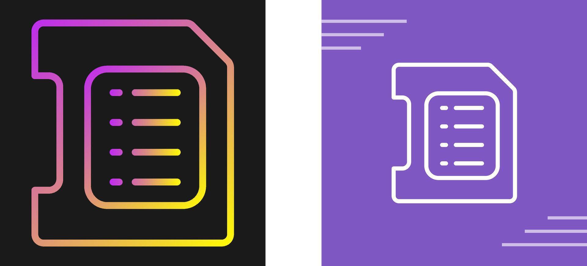 Sd Card Vector Icon