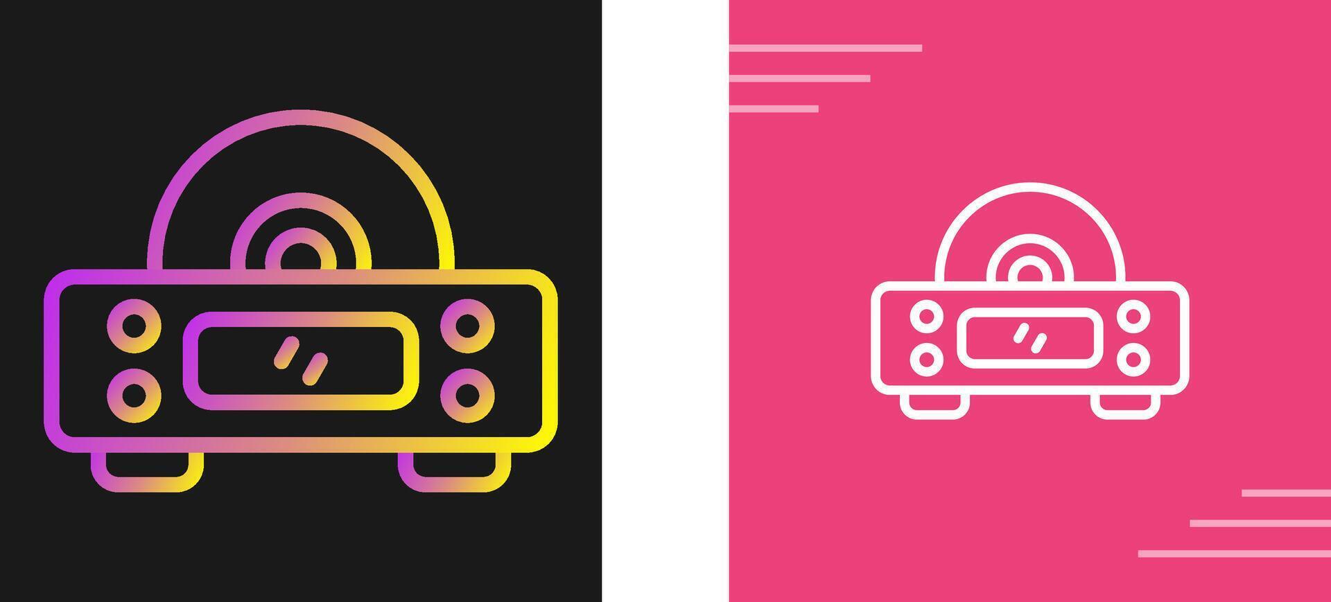 Cd Player Vector Icon