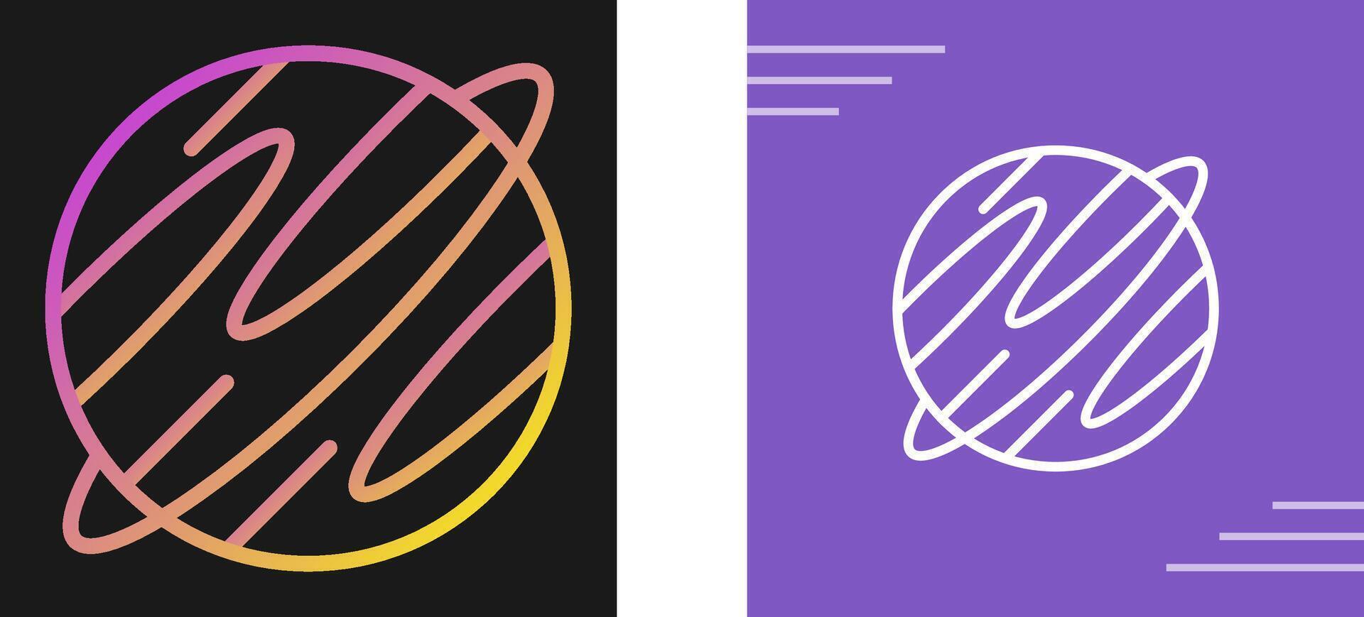 Saturn Vector Icon