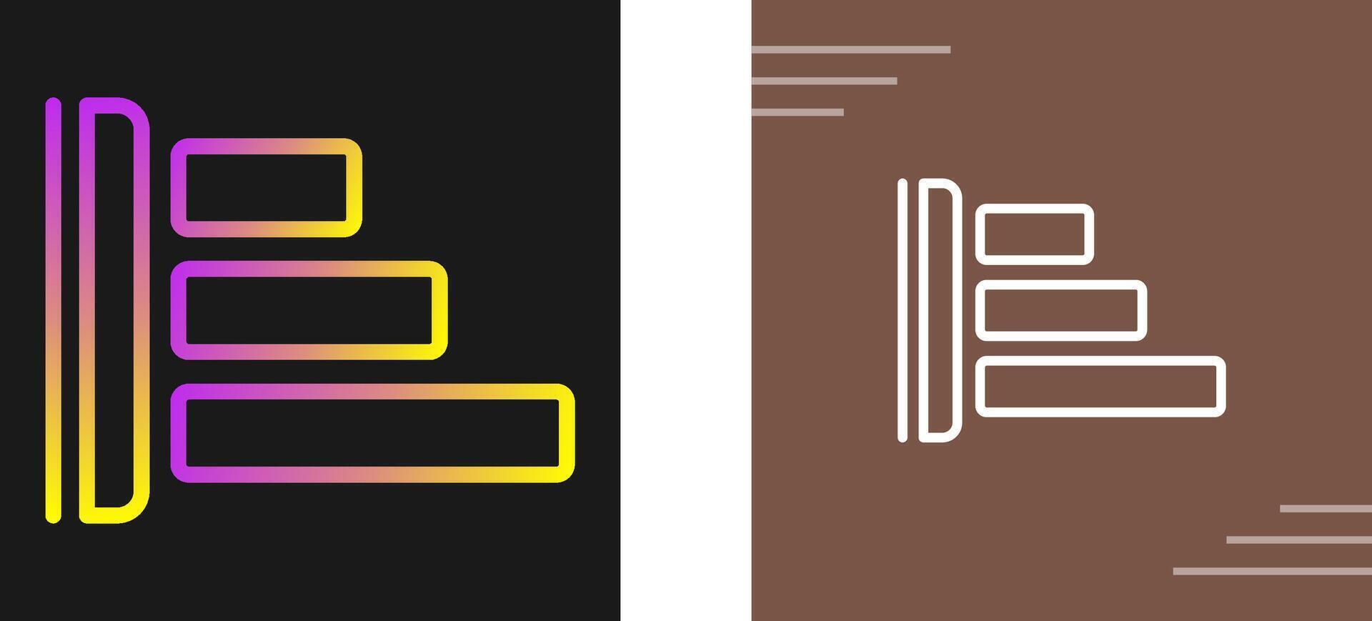 Left Align Vector Icon