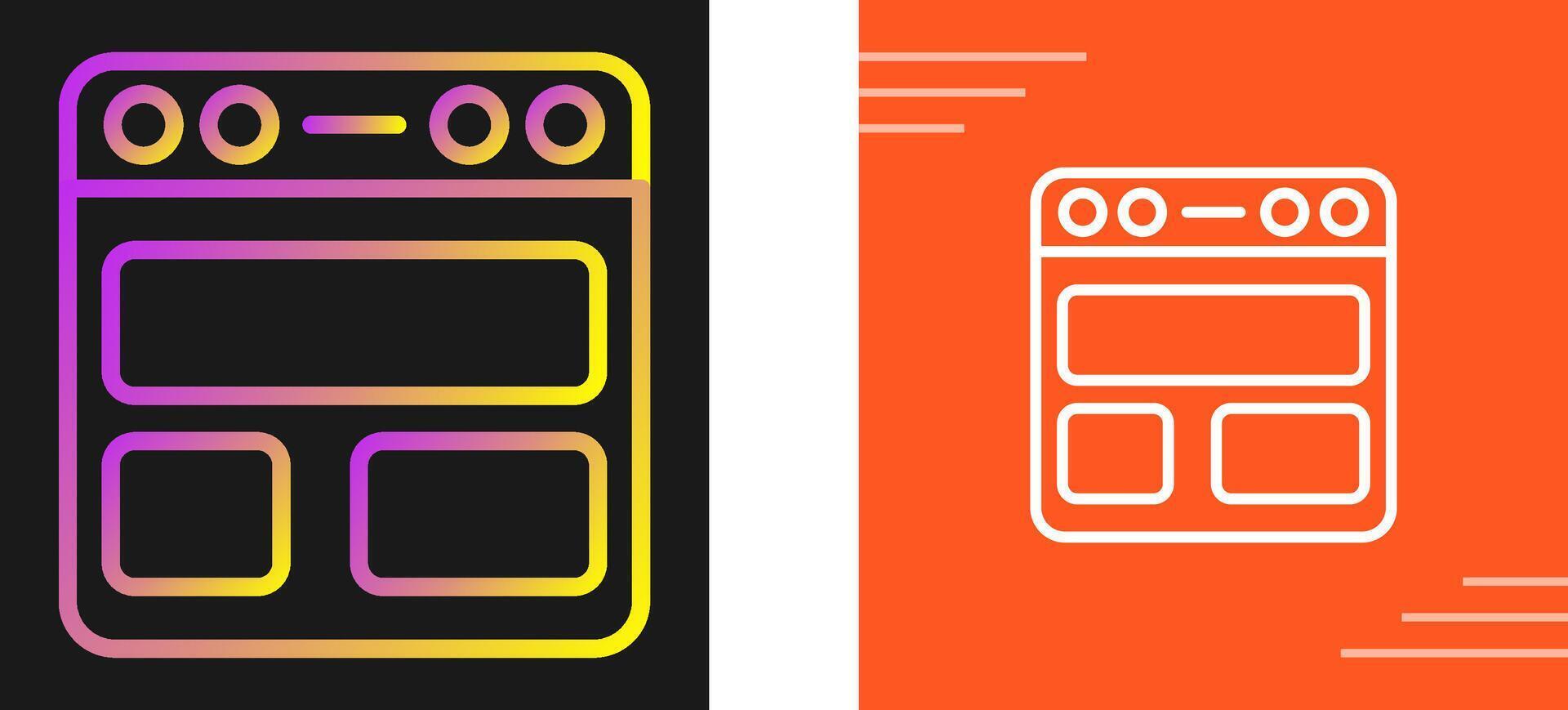 Browser Vector Icon