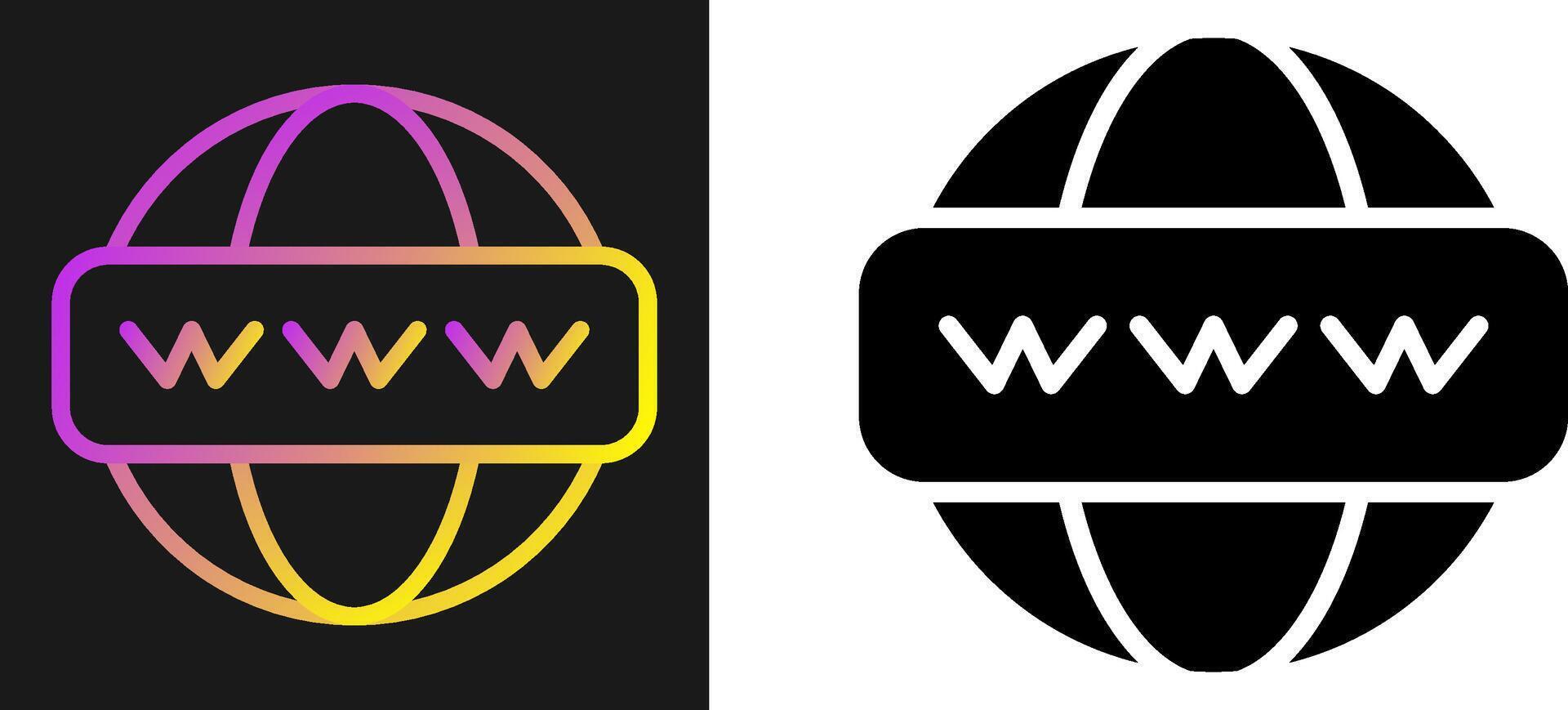 World Wide Web Vector Icon