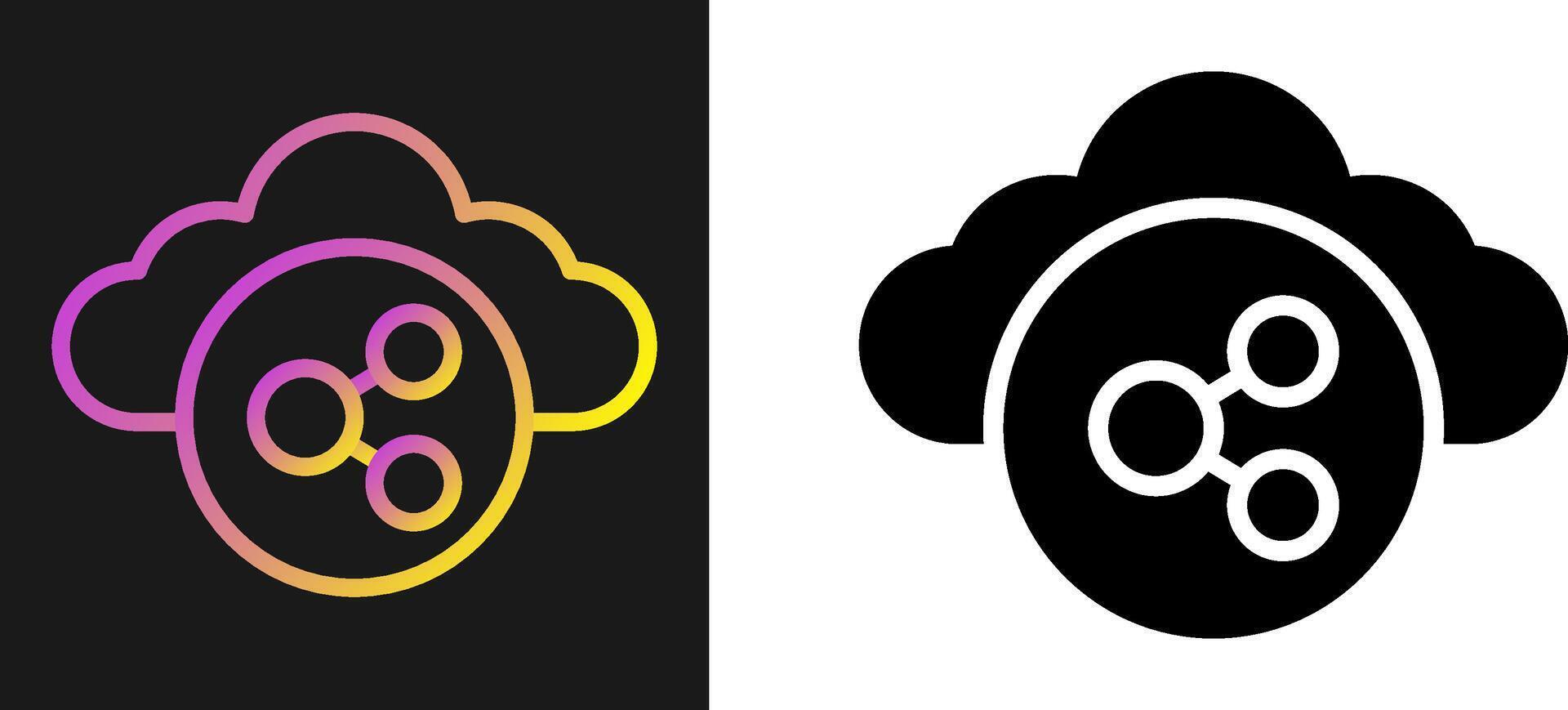 Cloud Computing Vector Icon