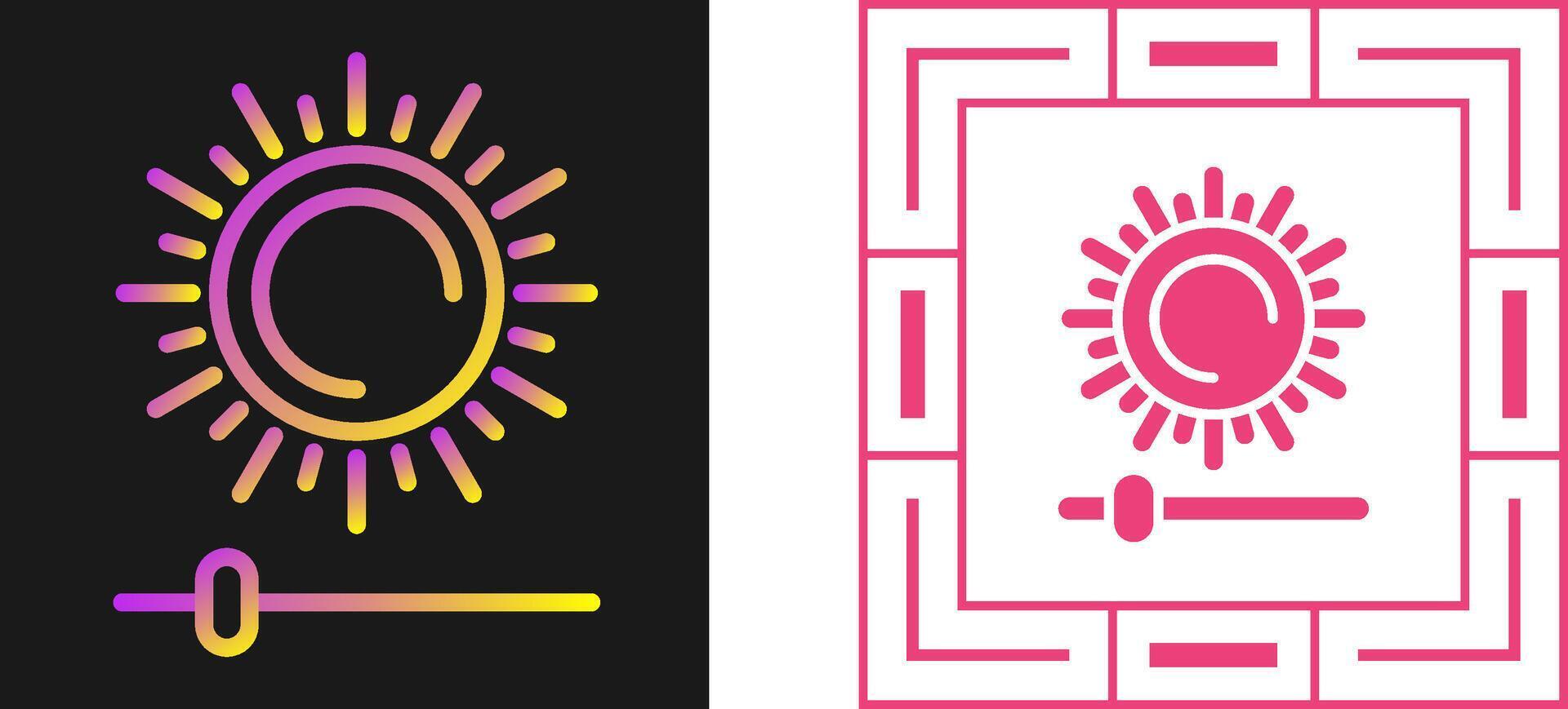 Brightness And Contrast Vector Icon