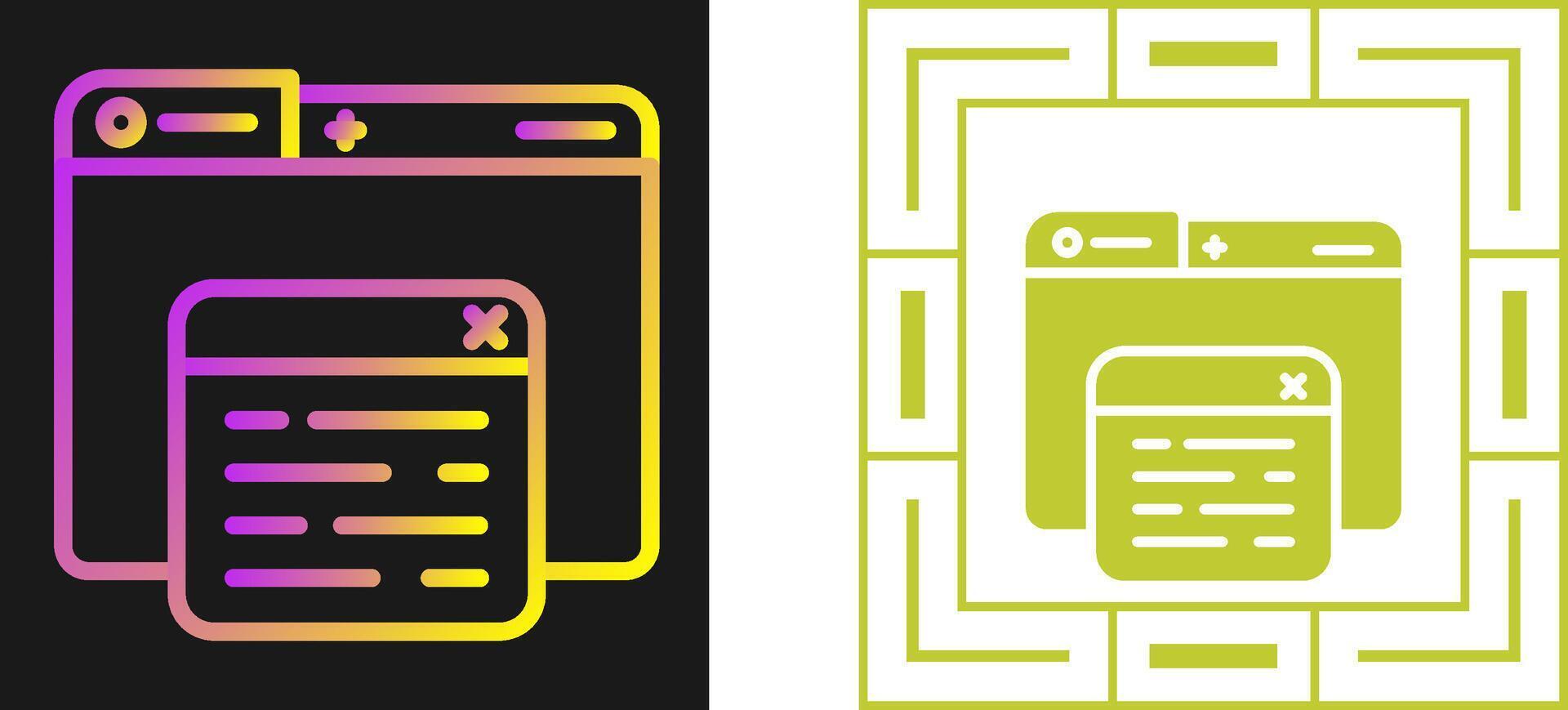 Pop Up Vector Icon