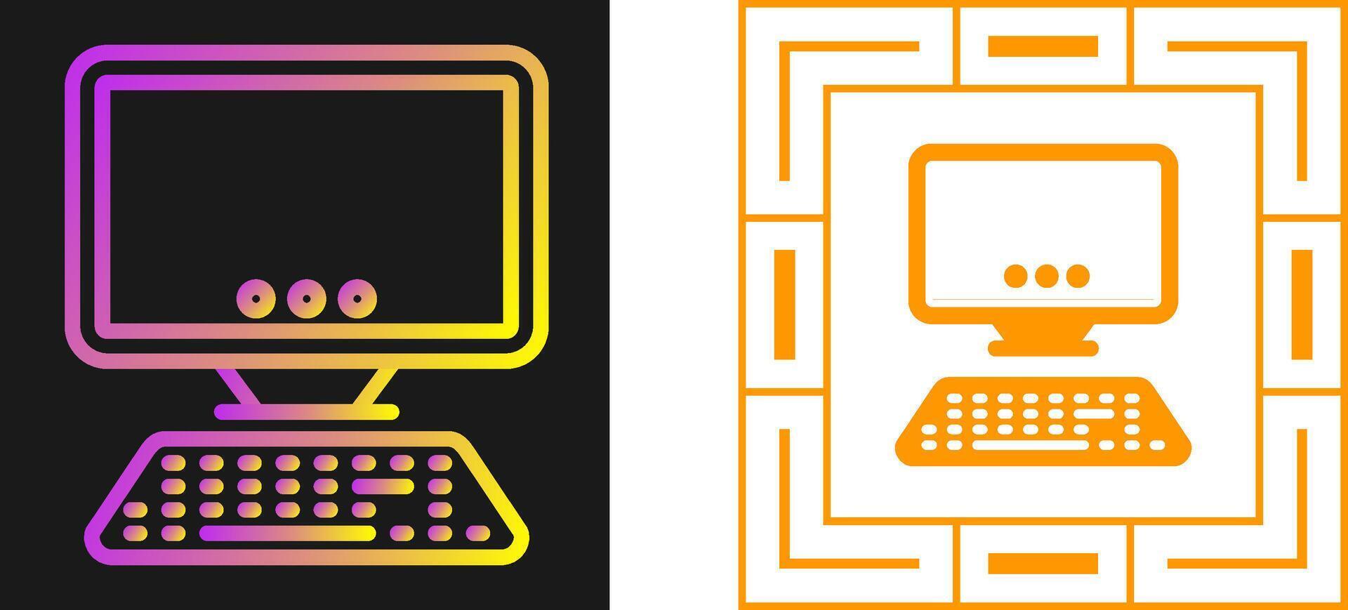 Desktop Vector Icon