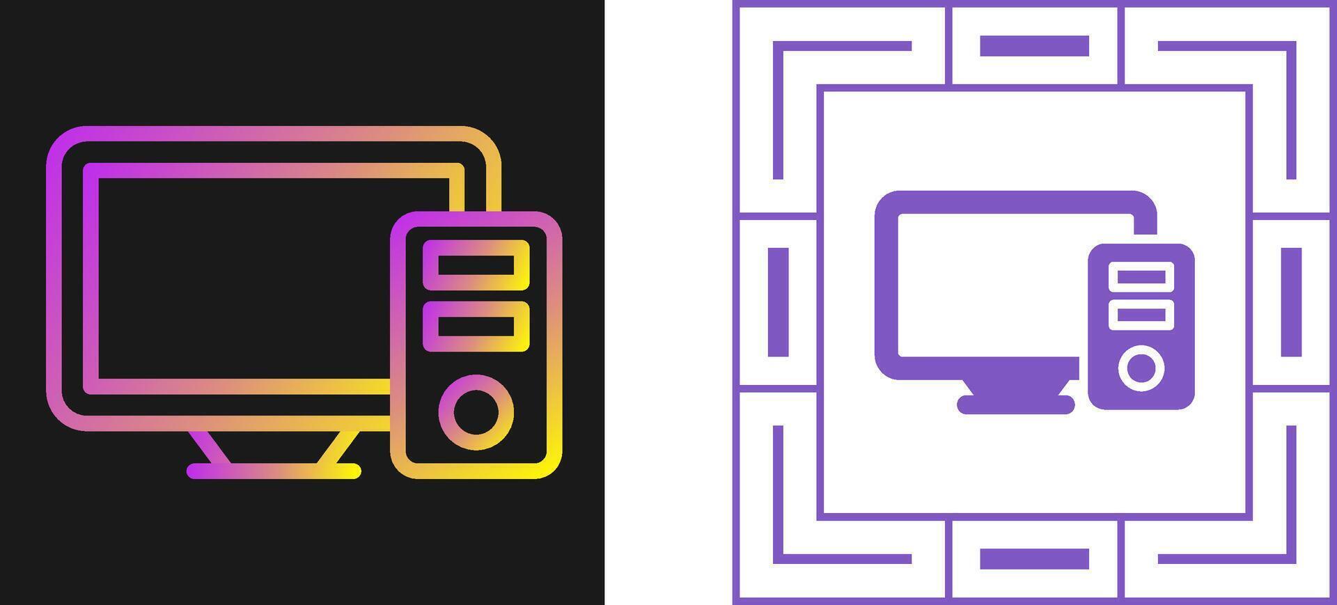 Desktop Vector Icon
