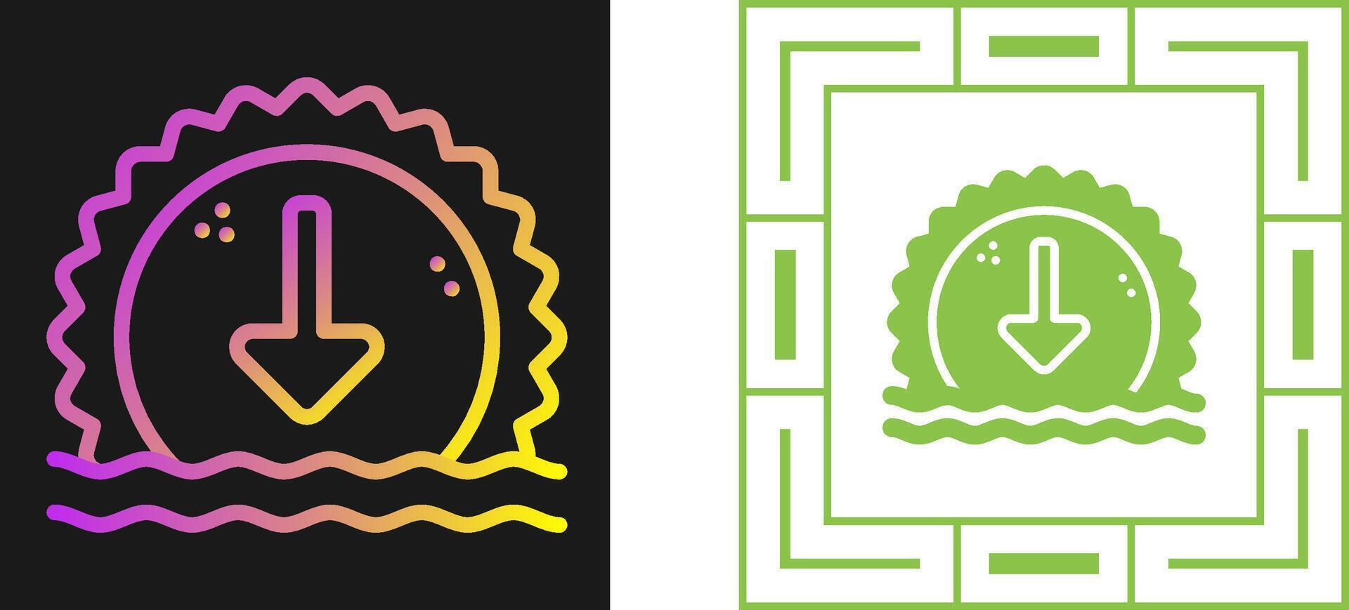 Sunset Vector Icon