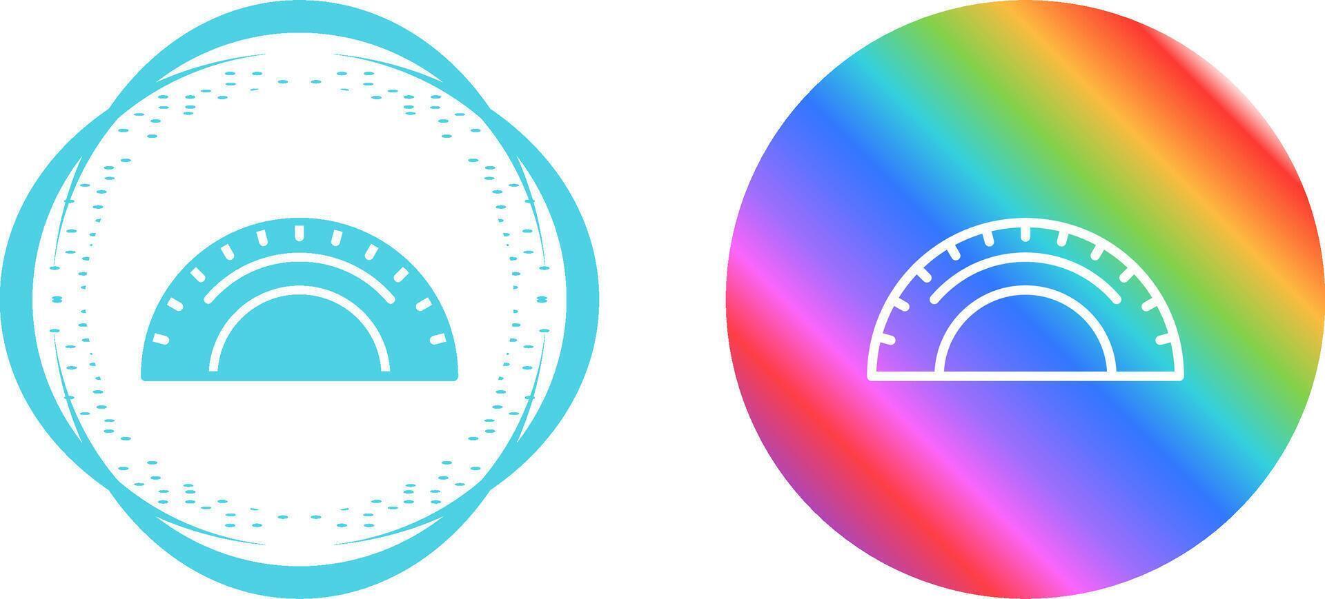 Protractor Vector Icon