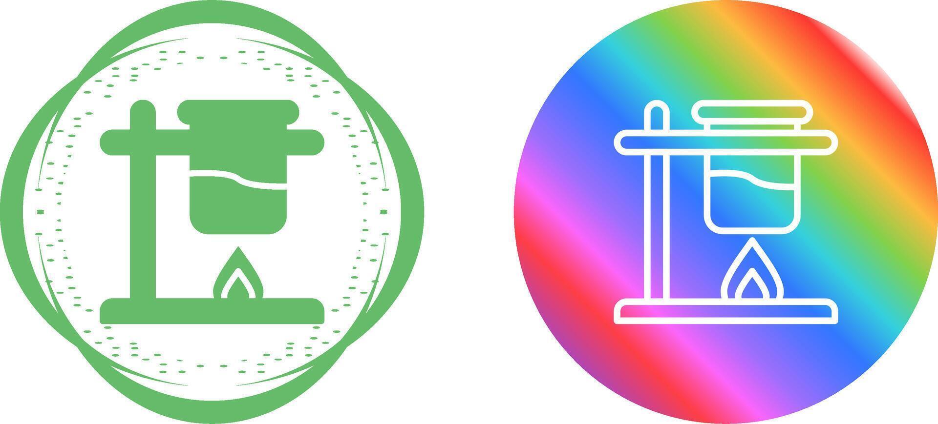 Bunsen Burner Vector Icon