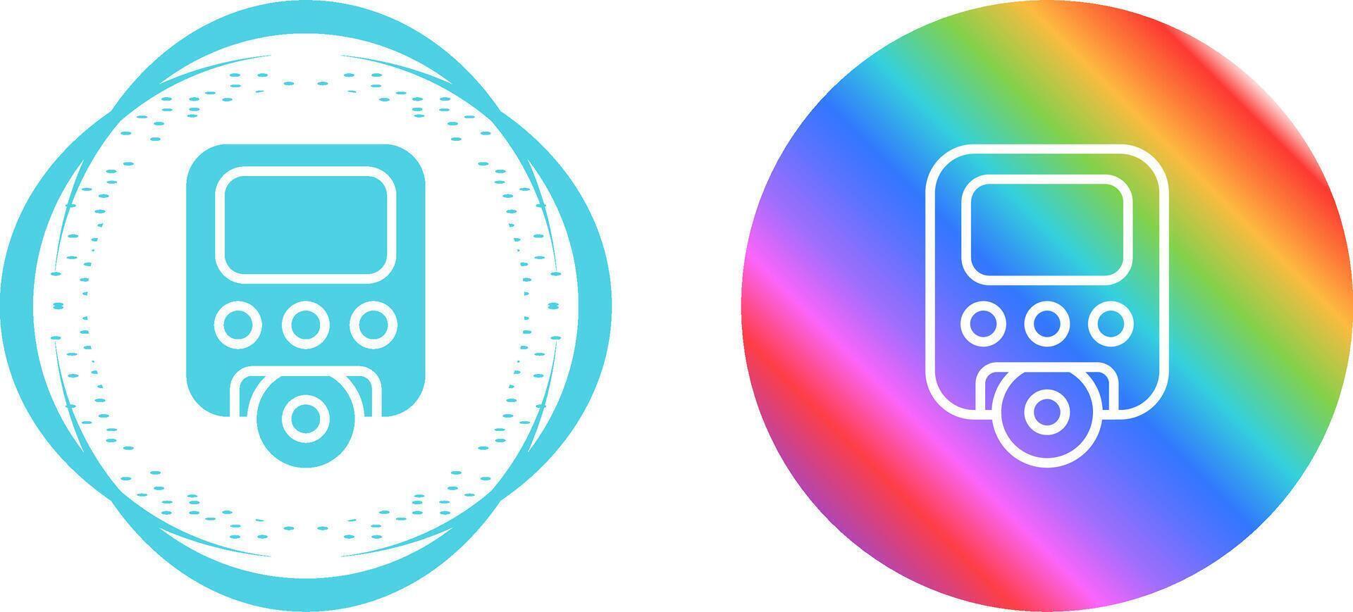 Portable DVD Player Vector Icon