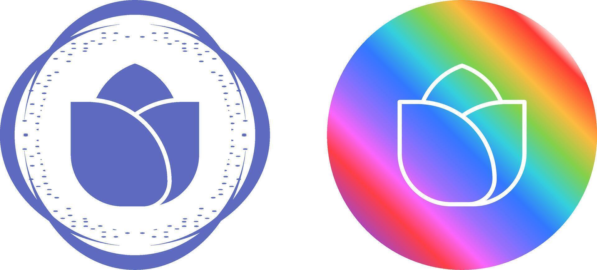 Rose petals Vector Icon
