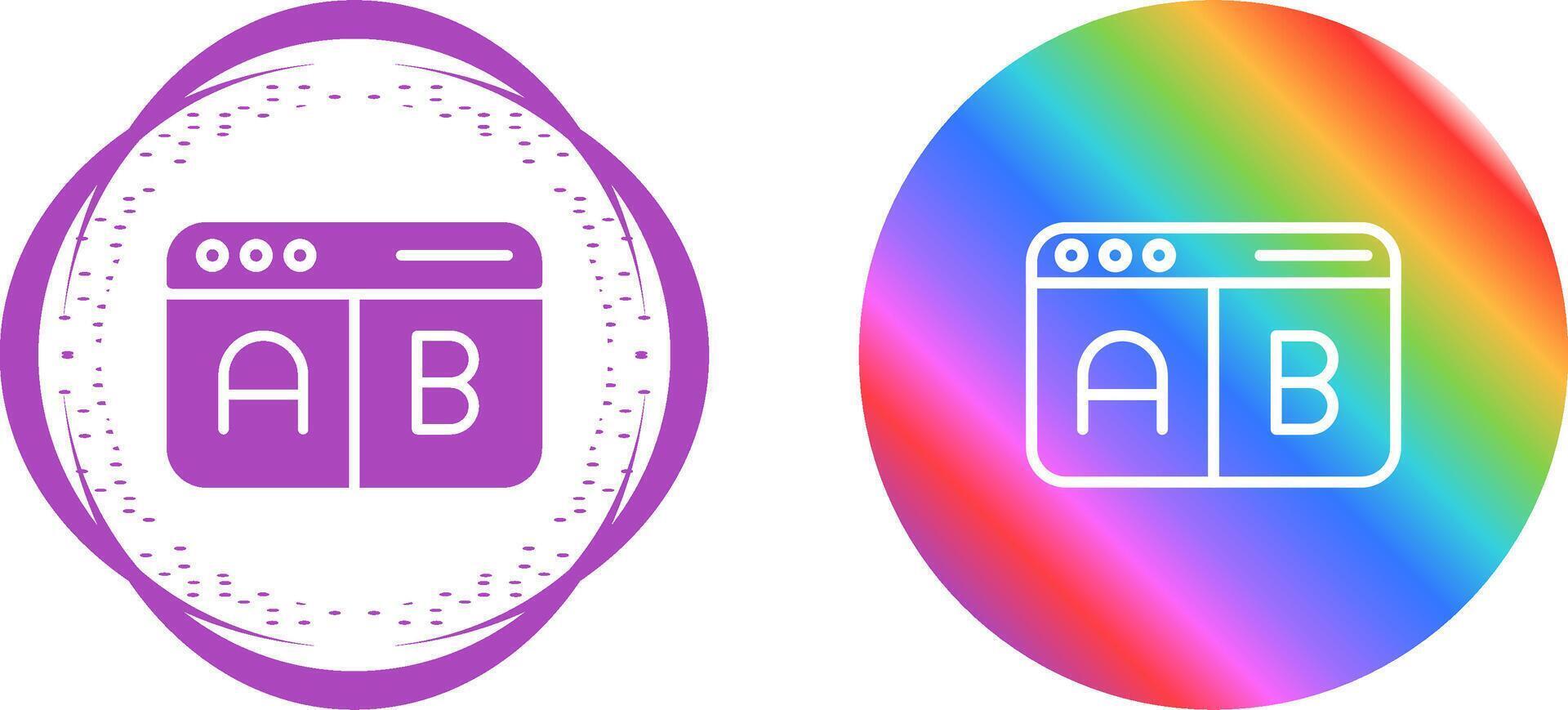 Multivariate Testing Vector Icon