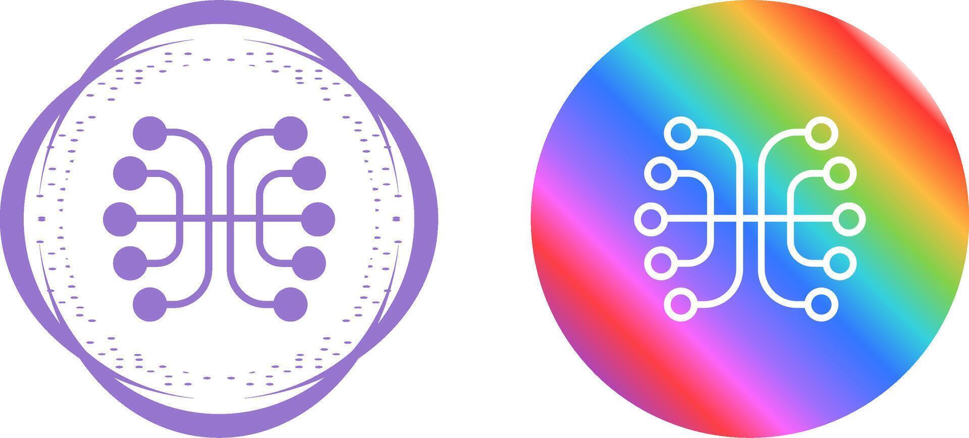 Neural Networks Vector Icon