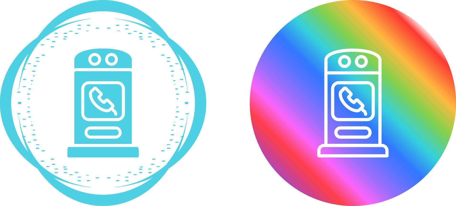 Phone Booth Vector Icon