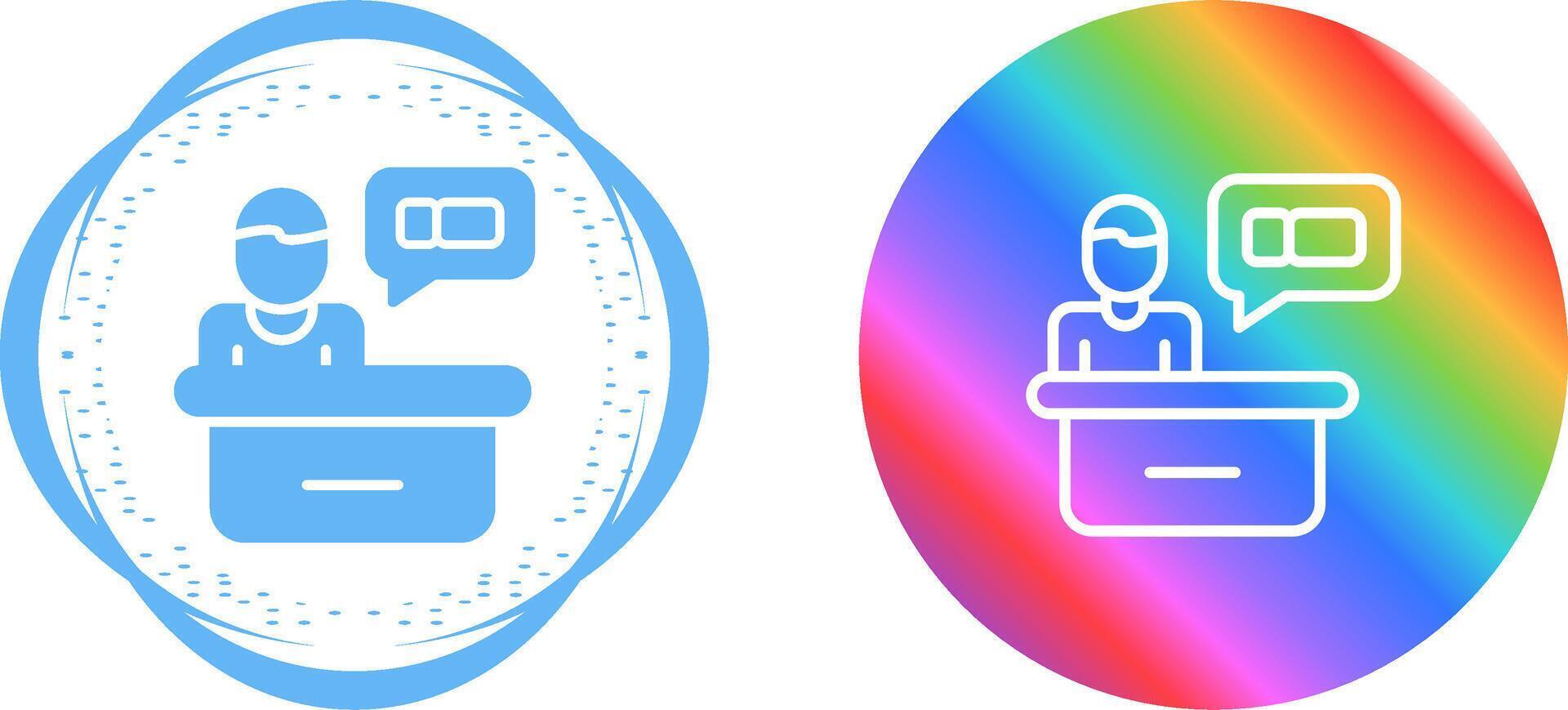 Support Ticket Vector Icon