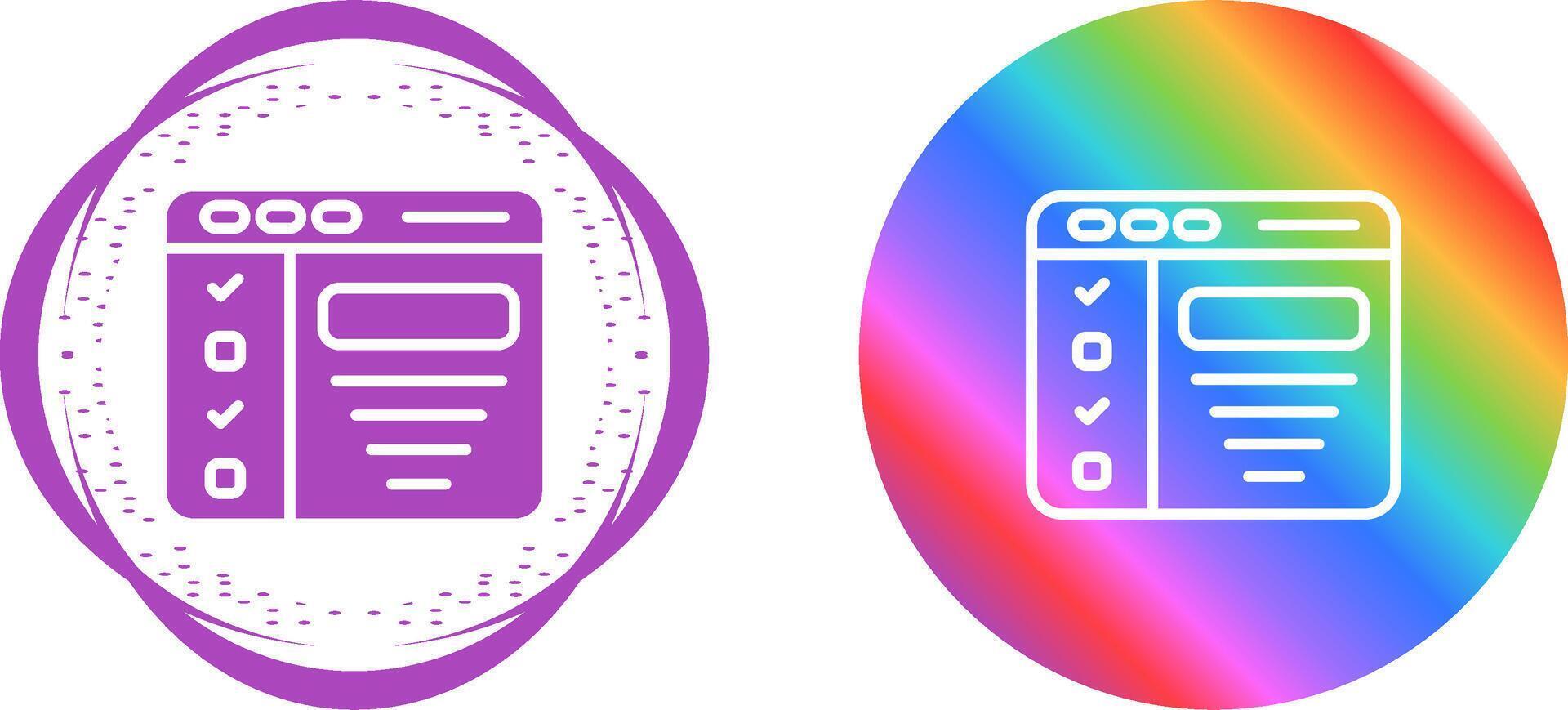 Design Brief Vector Icon