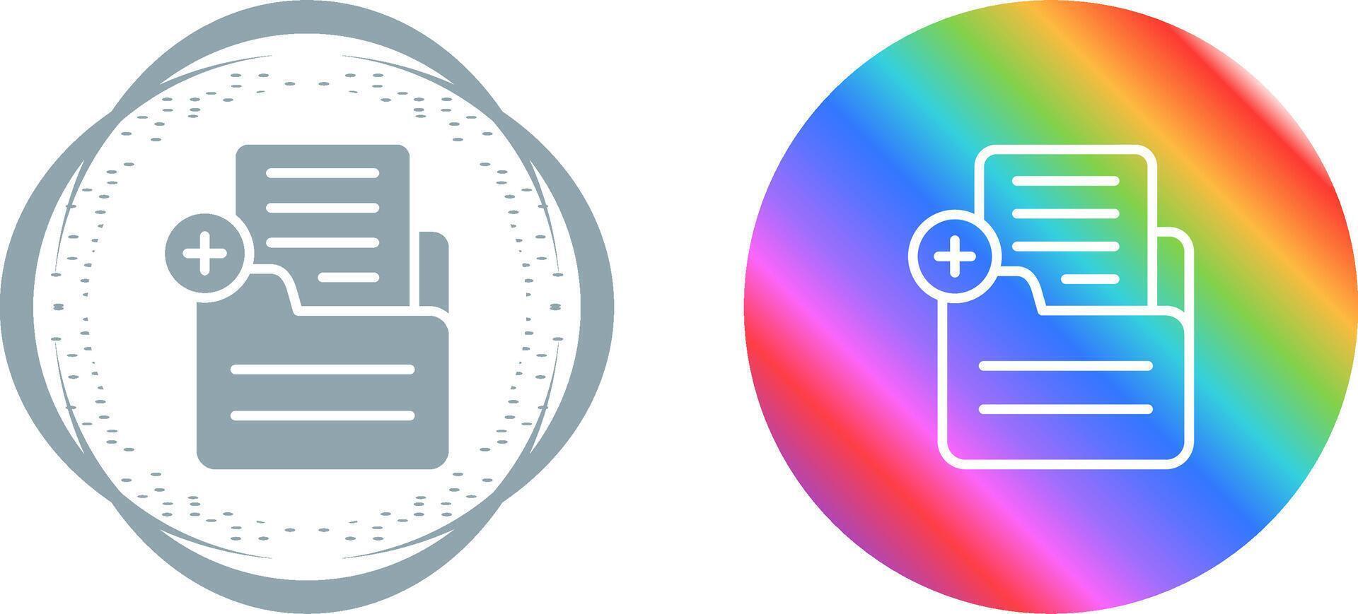 Document Add Vector Icon
