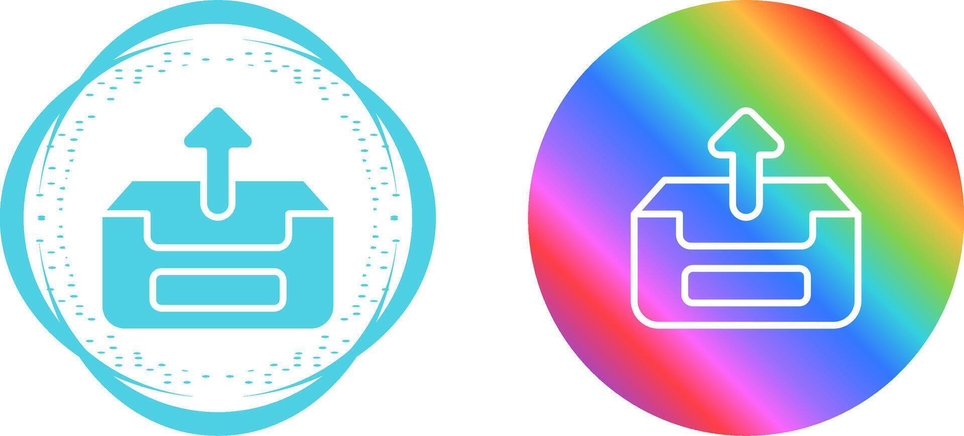 Outbox Vector Icon