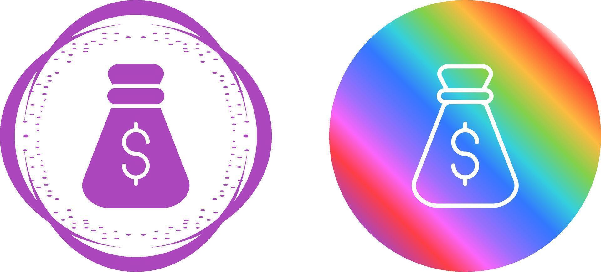 Sack Dollar Vector Icon