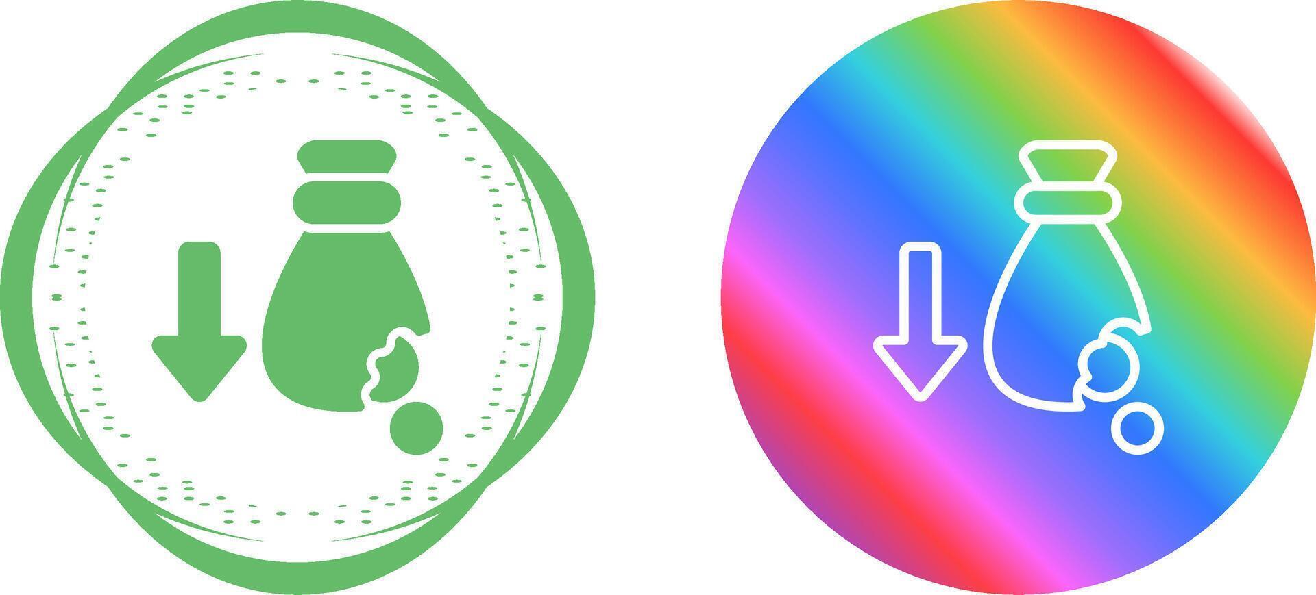 Financial Loss Vector Icon