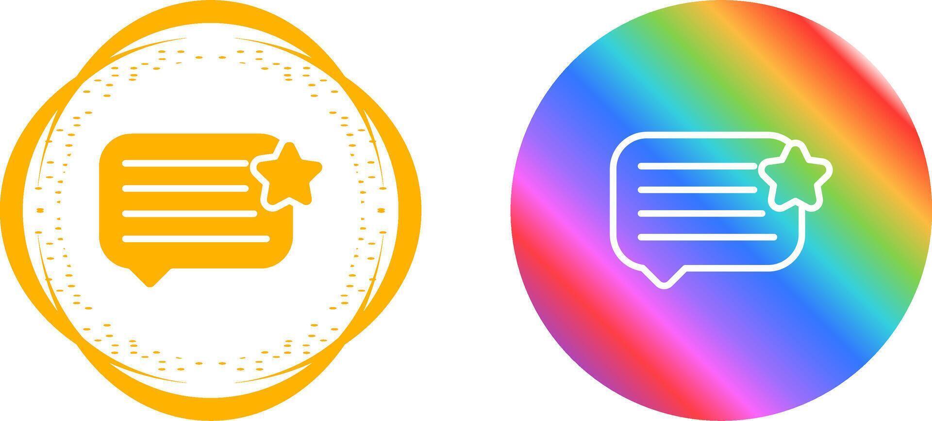 Feedback Vector Icon