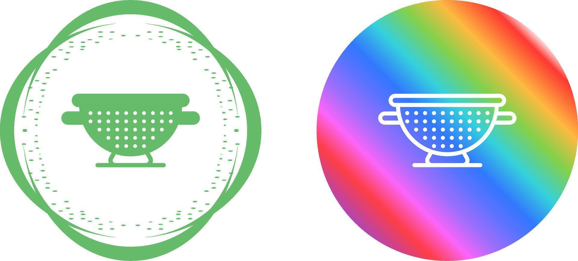Colander Vector Icon