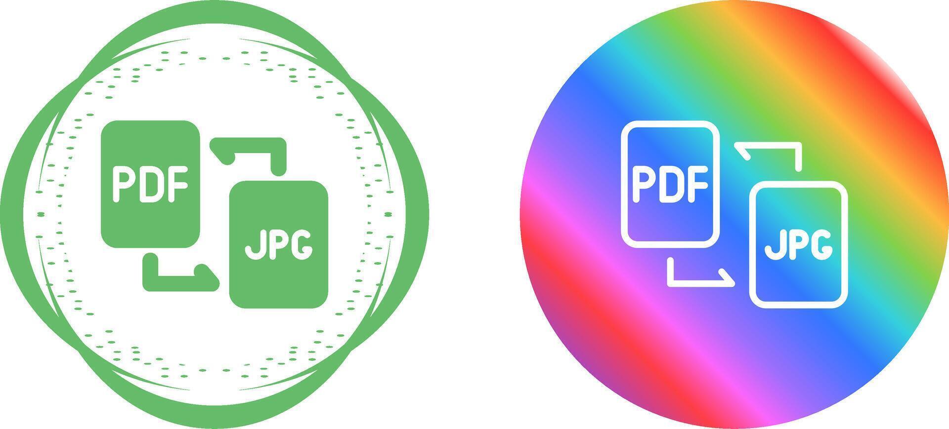 Document Conversion Vector Icon