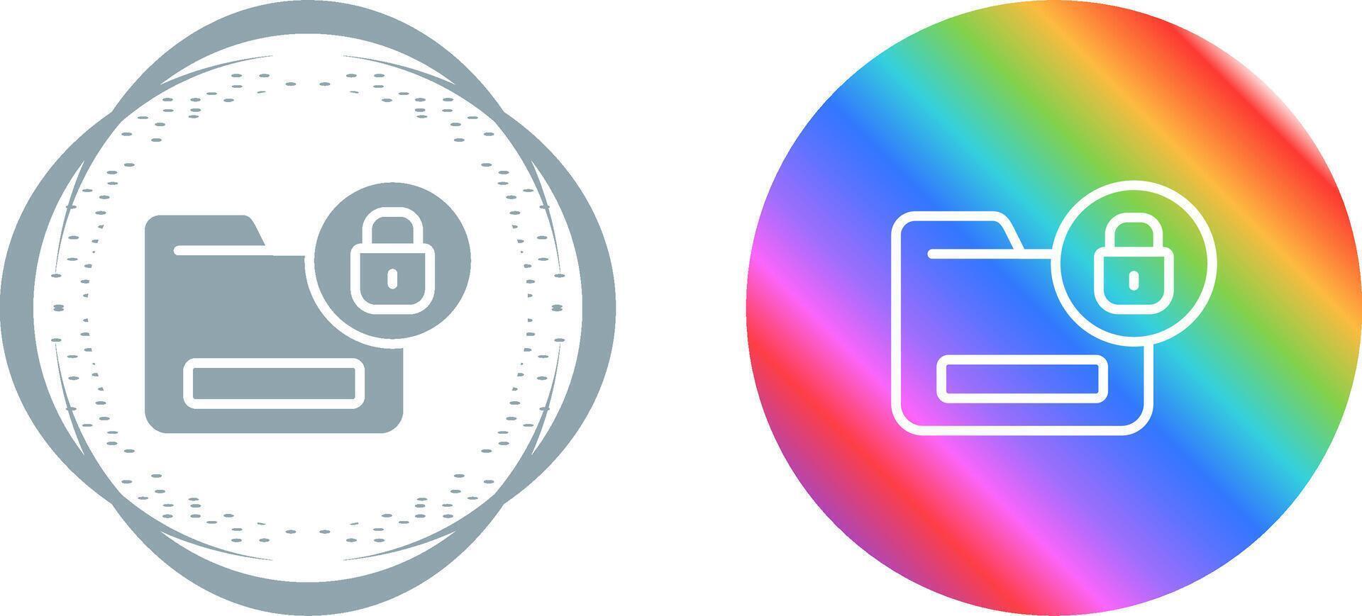 Document Security Vector Icon