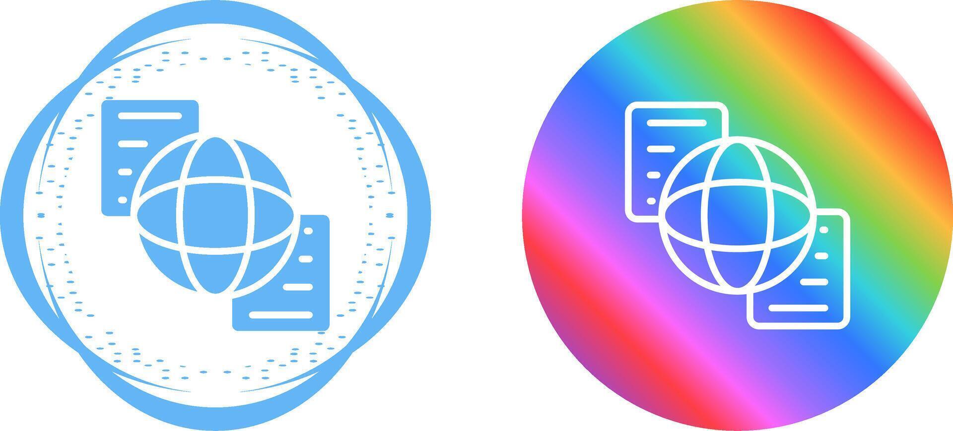 Document Sharing Vector Icon