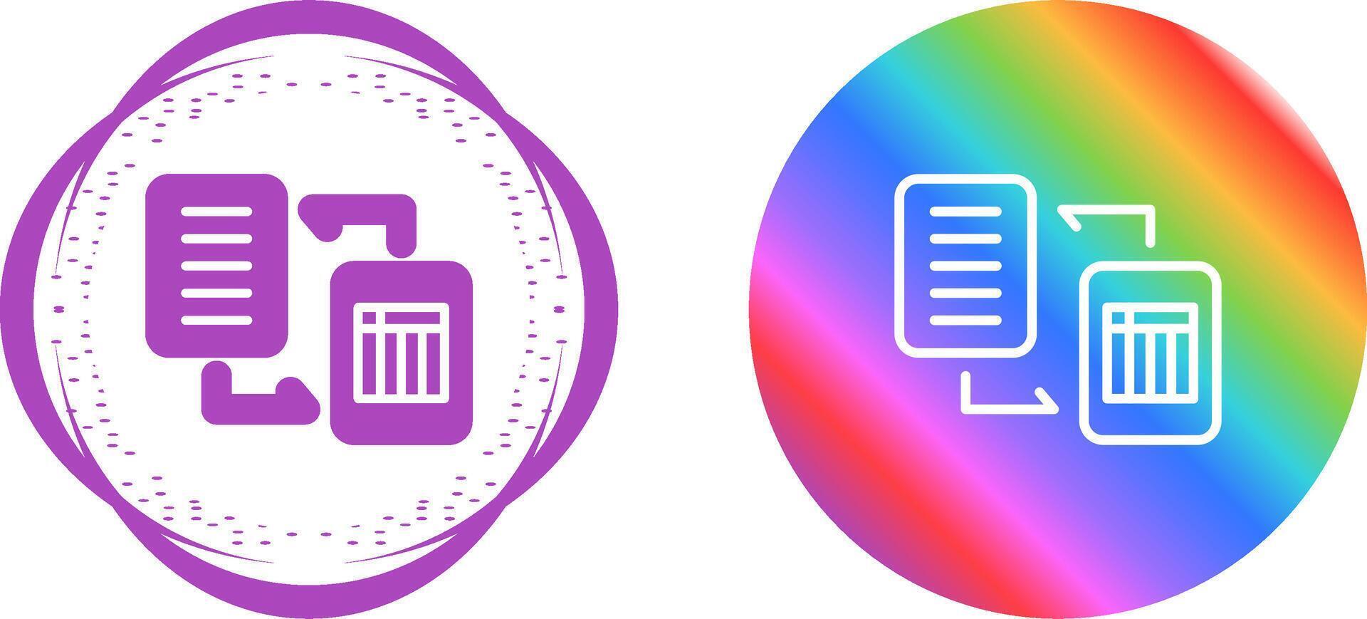 Document Workflow Vector Icon