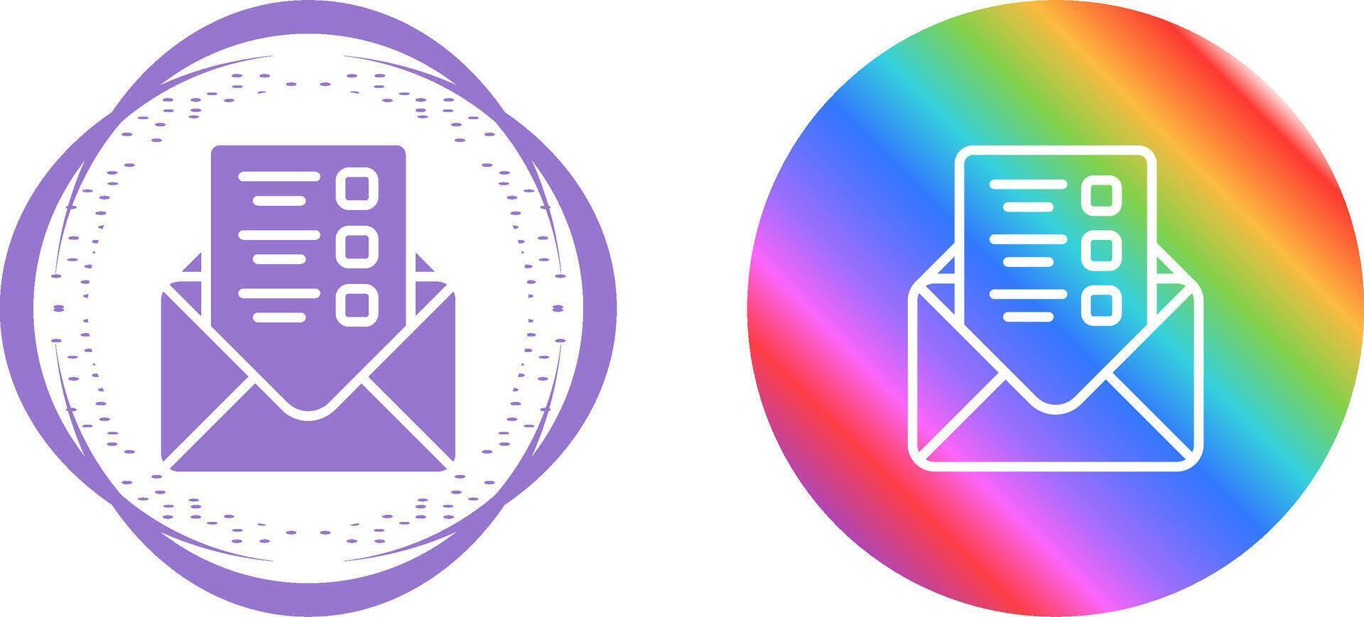 Mailing Lists Vector Icon