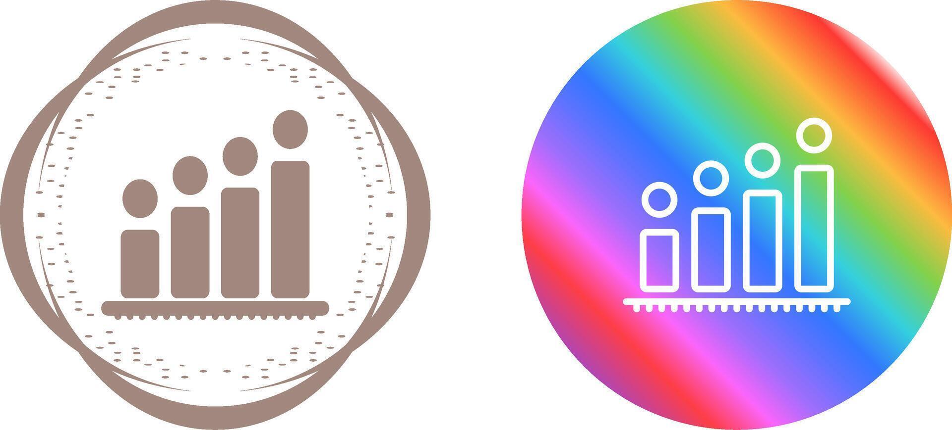 Bar Chart Vector Icon
