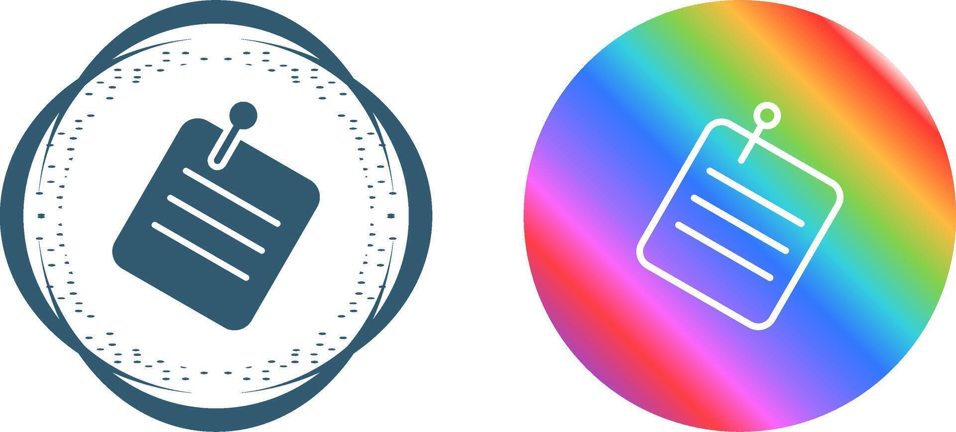 Memo Vector Icon