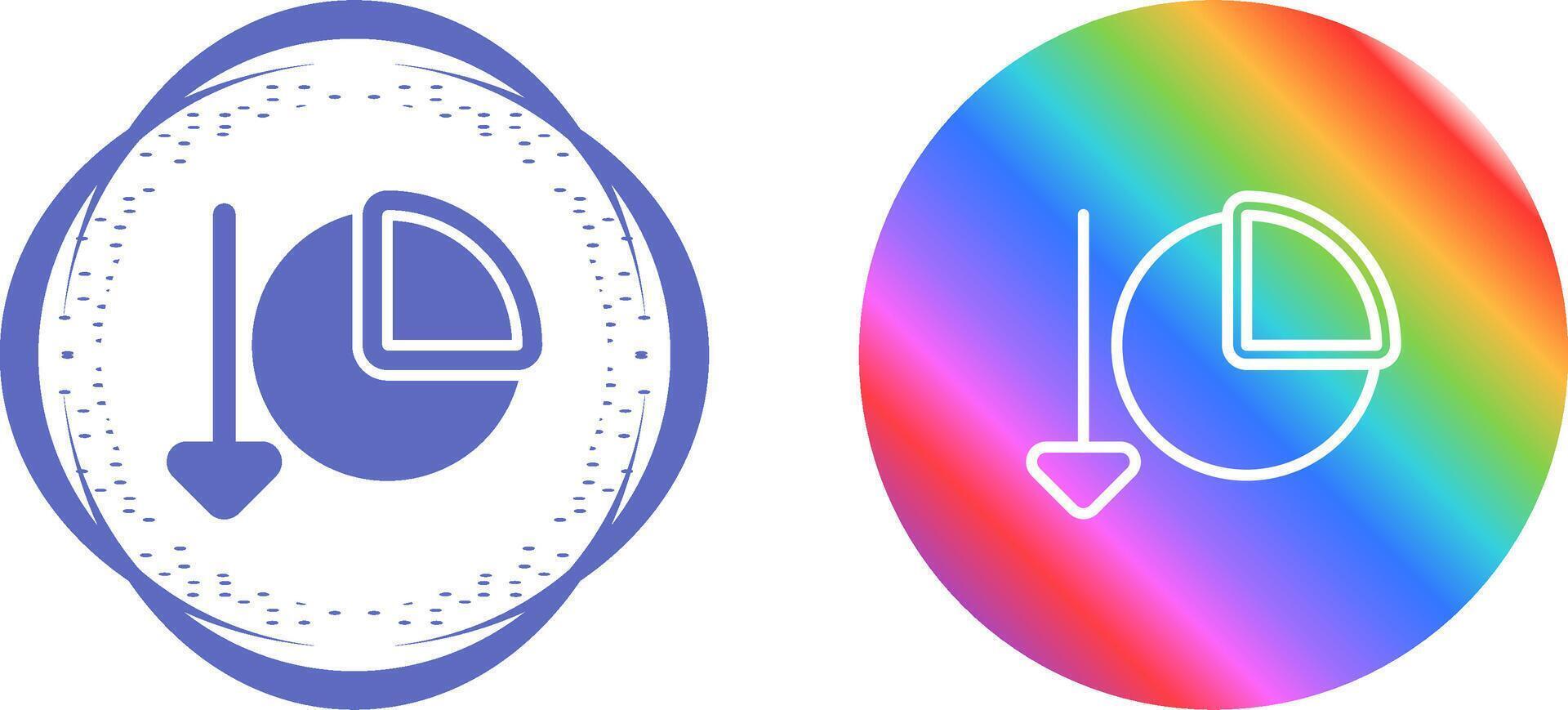 Chart Decreasing Vector Icon