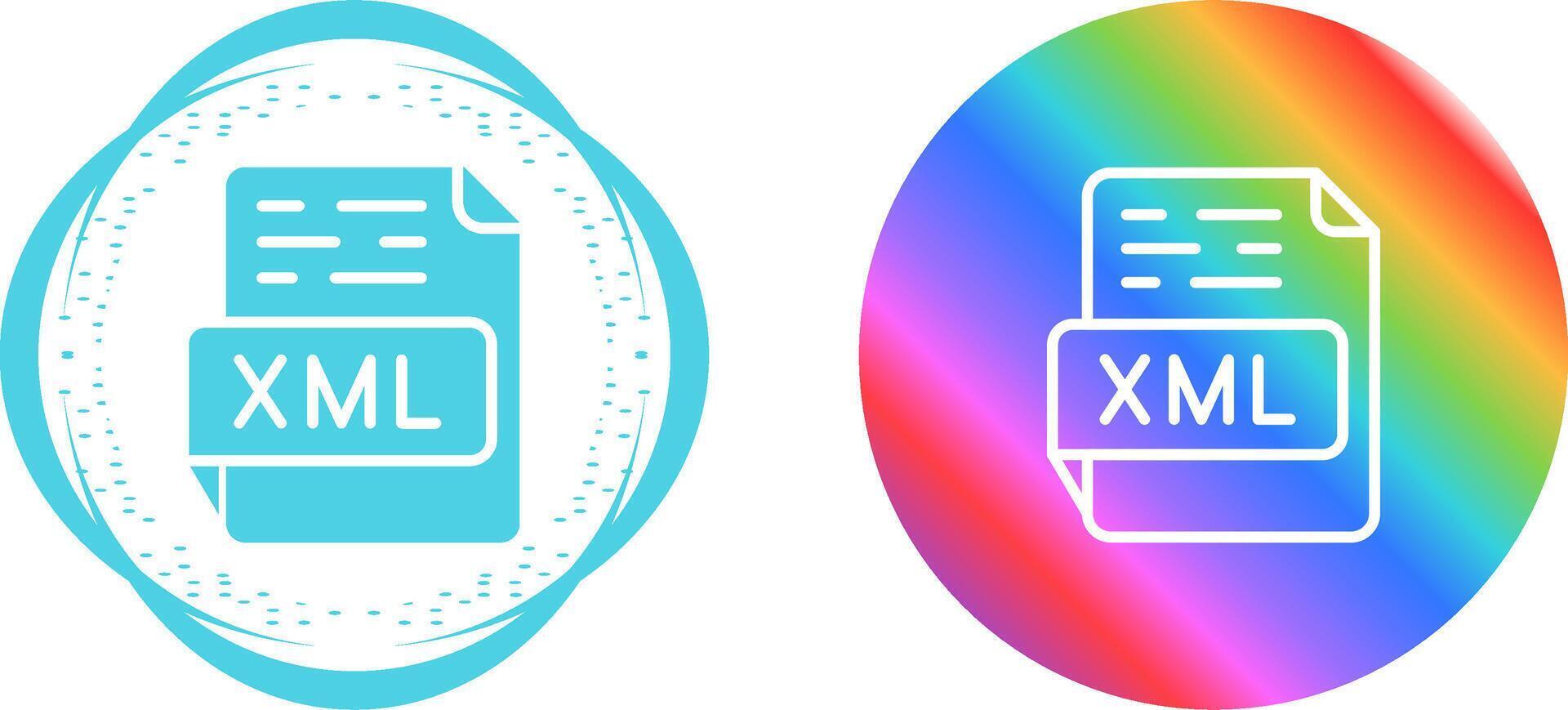 XML Vector Icon