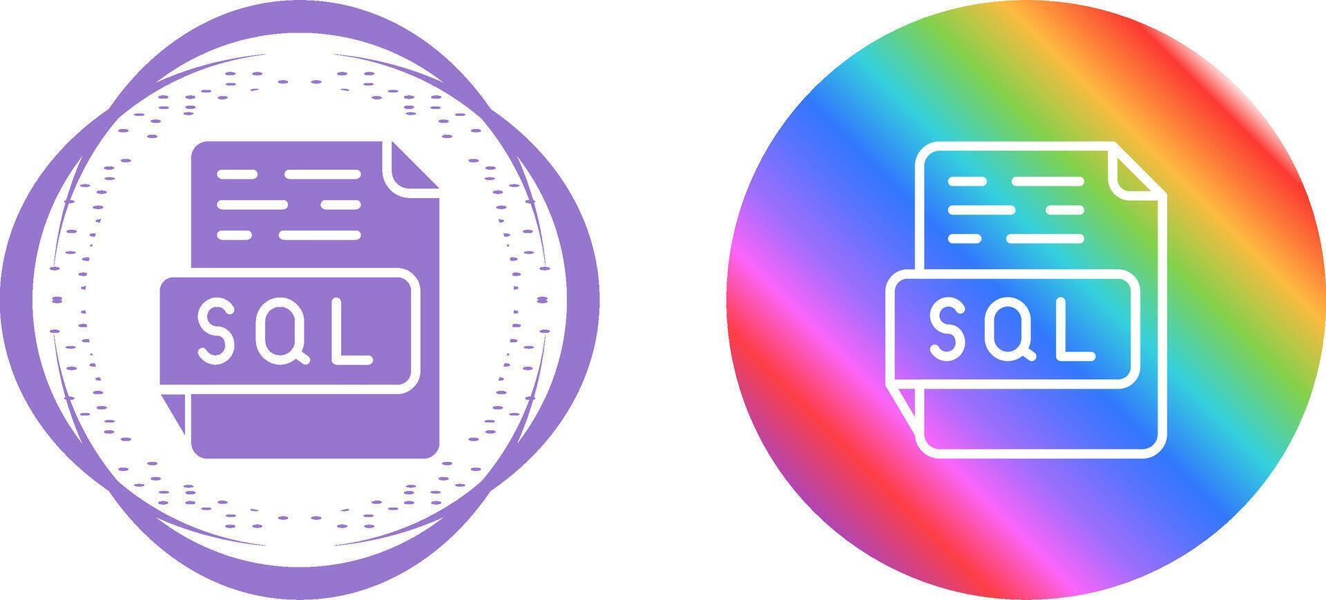 SQL Vector Icon