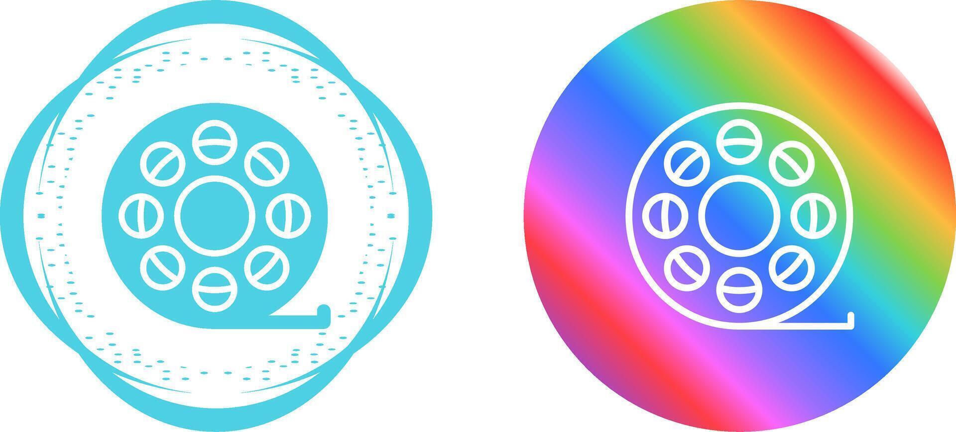 Film Reel Vector Icon