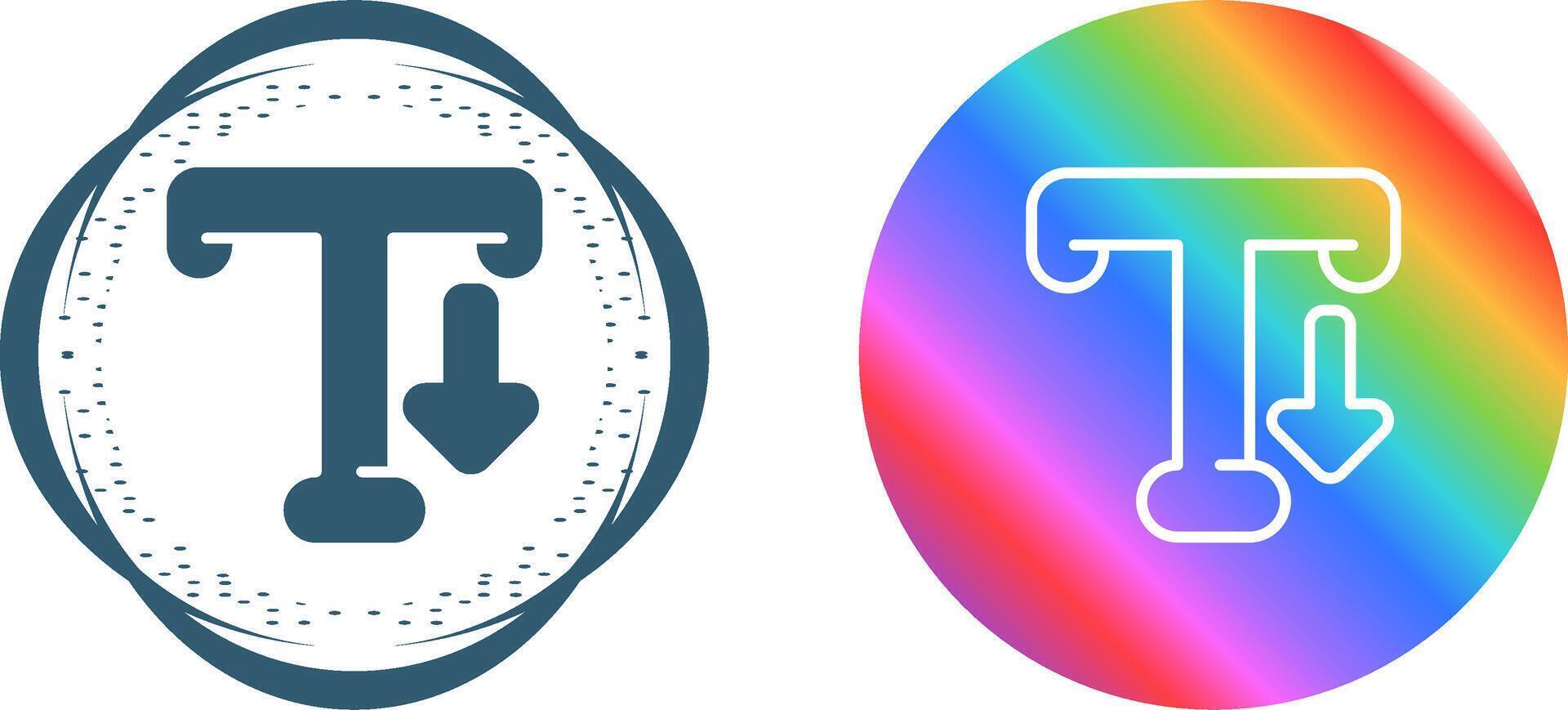 Typography Vector Icon
