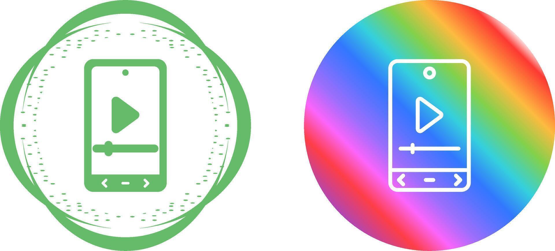 Video Player Vector Icon