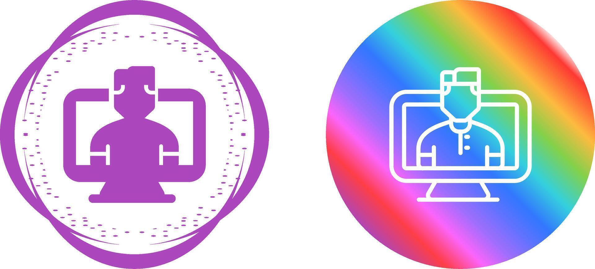 Computer Vector Icon